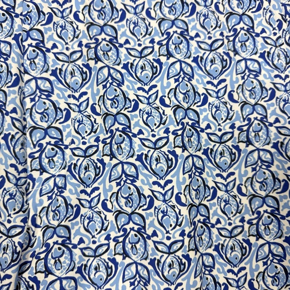 RLX Ralph Lauren Golf Shorts Mens 34 White Blue Fish Preppy Nautical Performance - Picture 3 of 8